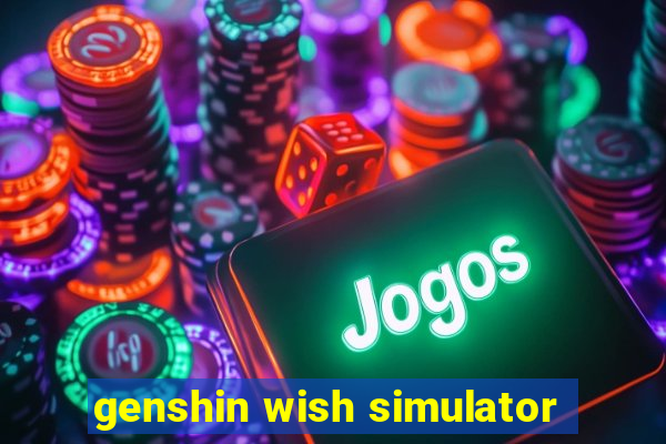 genshin wish simulator